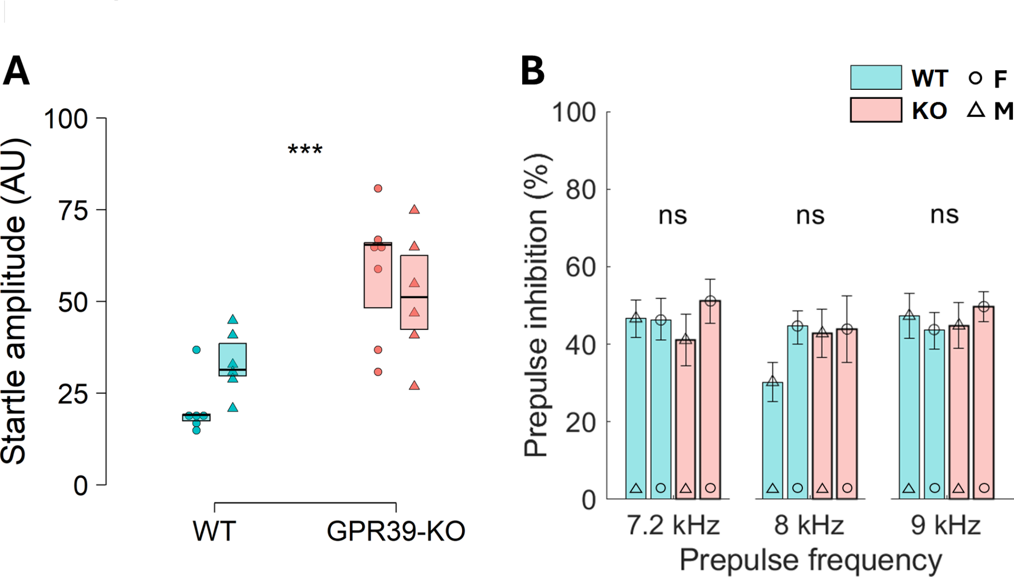Loss of the zinc receptor ZnR/GPR39 in mice enhances anxiety-related behavior and motor deficits, and modulates KCC2 expression in the amygdala