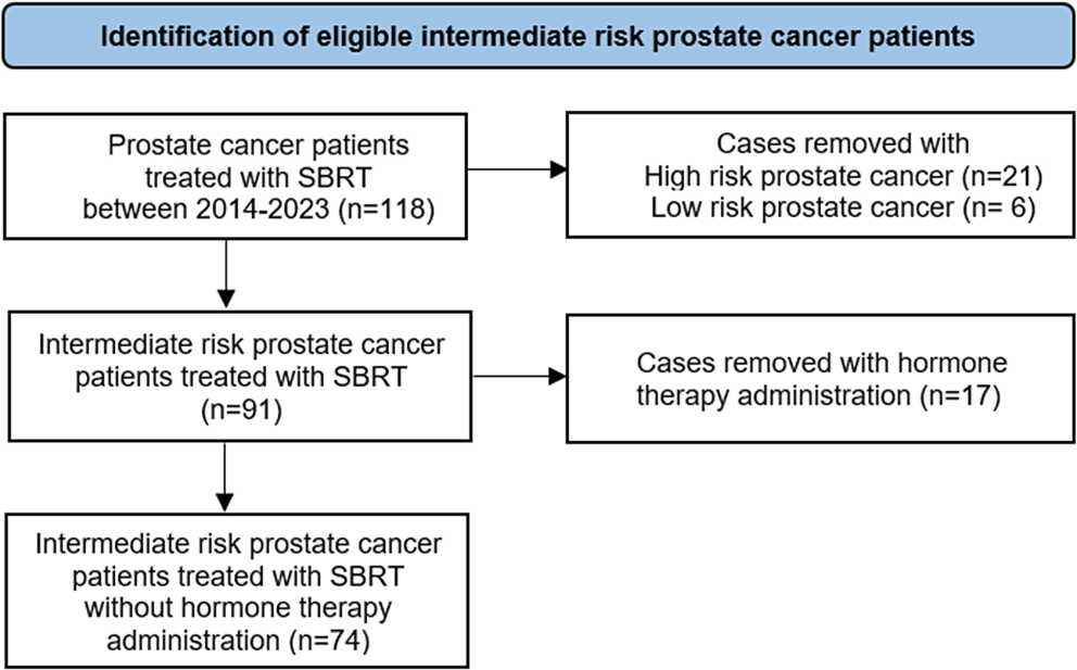 Prognostic significance of the mEPE score in intermediate-risk prostate cancer patients undergoing ultrahypofractionated robotic SBRT