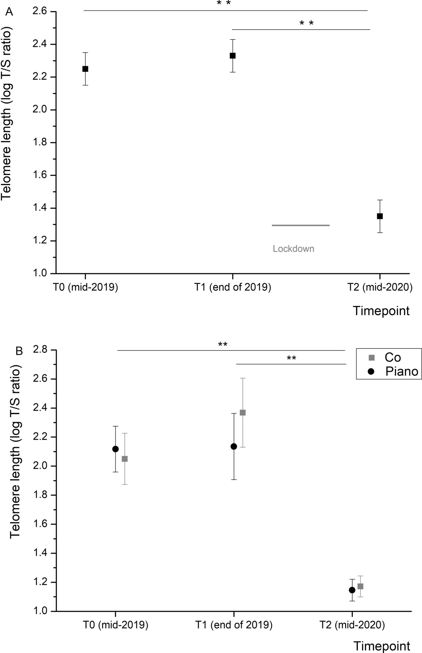 An incidental finding during a brain plasticity study: substantial telomere length shortening after COVID-19 lockdown in the older population