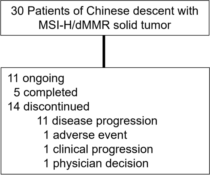 Pembrolizumab in Patients of Chinese Descent with Microsatellite Instability-high/Mismatch Repair Deficient Advanced Solid Tumors: KEYNOTE-158 Final Analysis