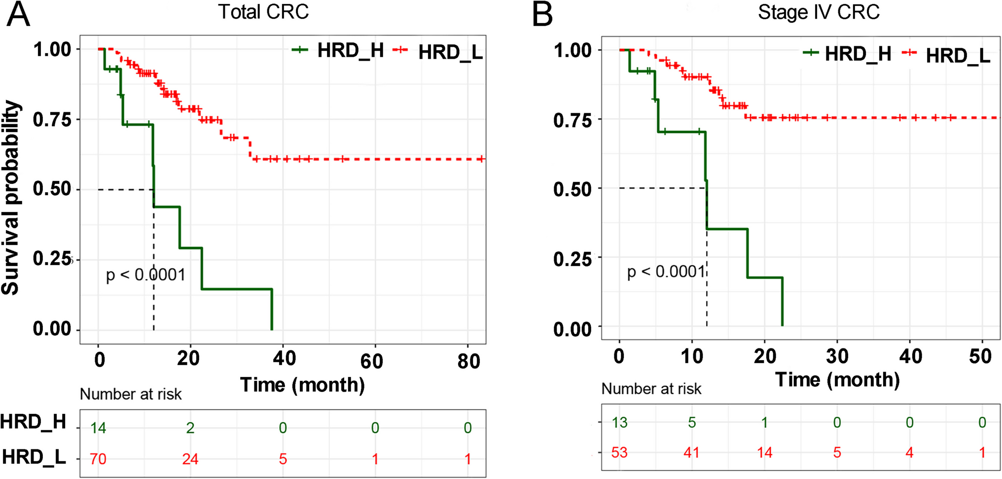 Homologous Recombination Deficiency Is Associated with Shorter Survival in Colorectal Cancer Patients