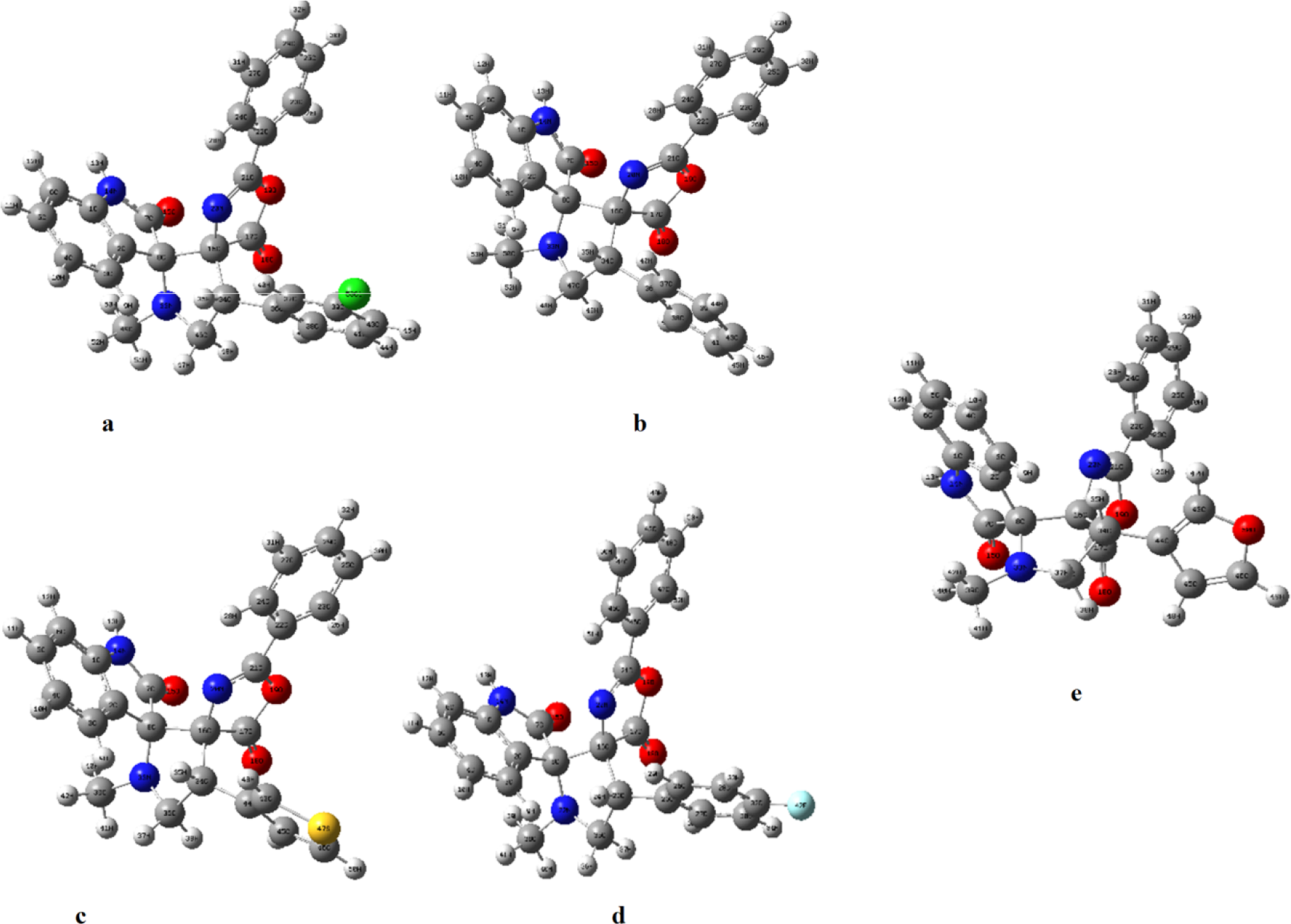 Synthesis, TD-DFT calculations, molecular docking and ADME studies of new spiro-oxindole derivatives containing 5(4H)-oxazolone as anti-viral and anti-bacterial agents