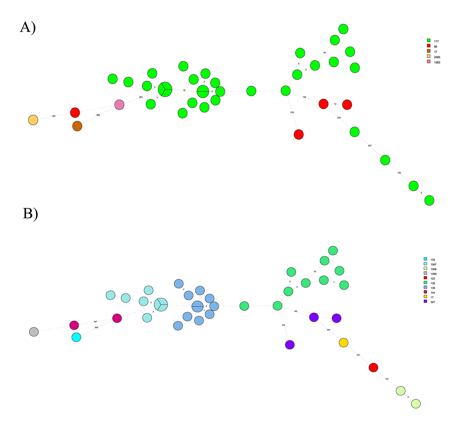 Genomic insights into the spread of vancomycin- and tigecycline-resistant Enterococcus faecium ST117
