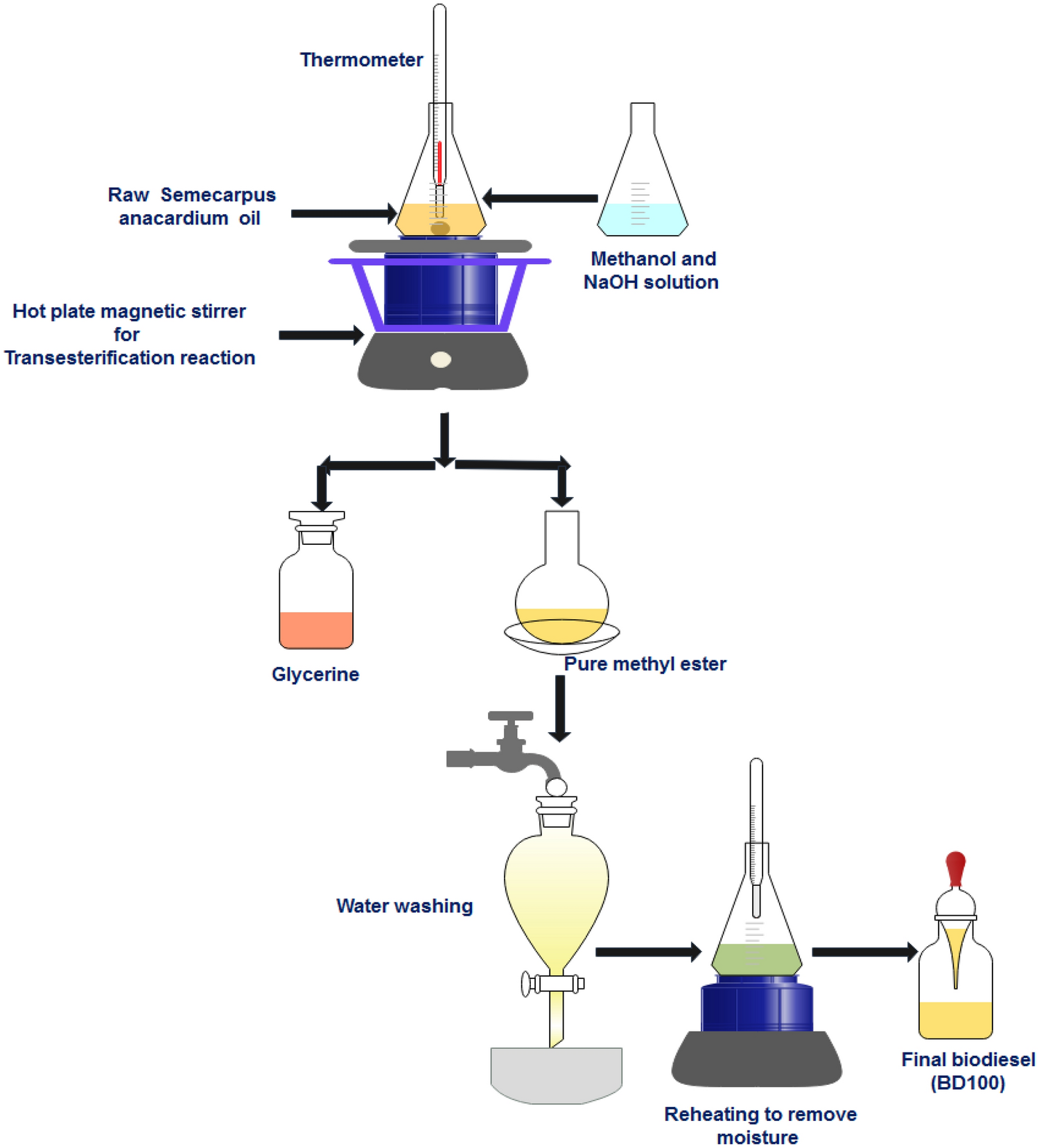 Influence of dispersant-mixed TiO nanoparticles on stability and physicochemical properties of  biodiesel blend