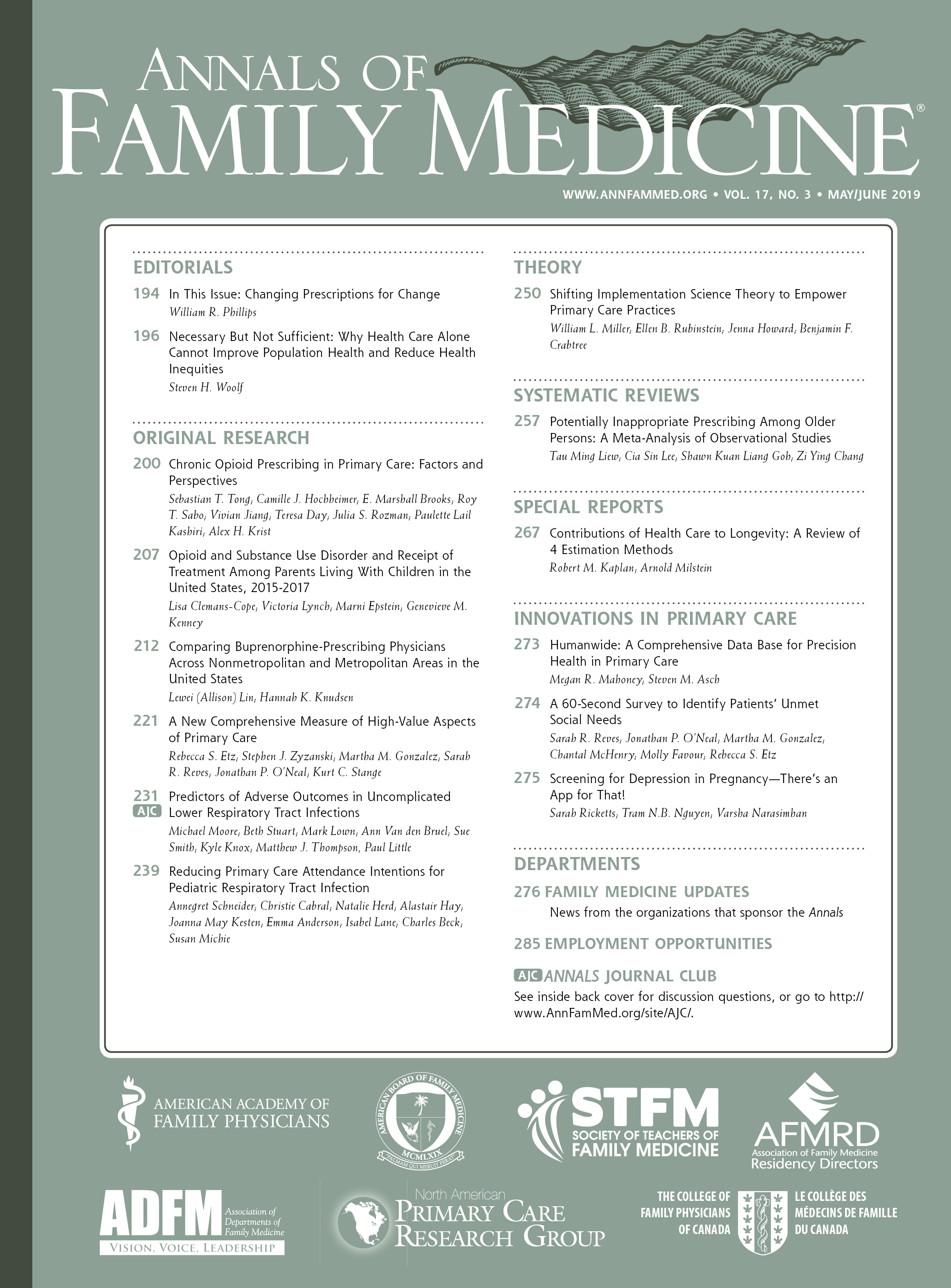 Charting the Future: Progress in the National Family Medicine Research Strategy [Family Medicine Updates]