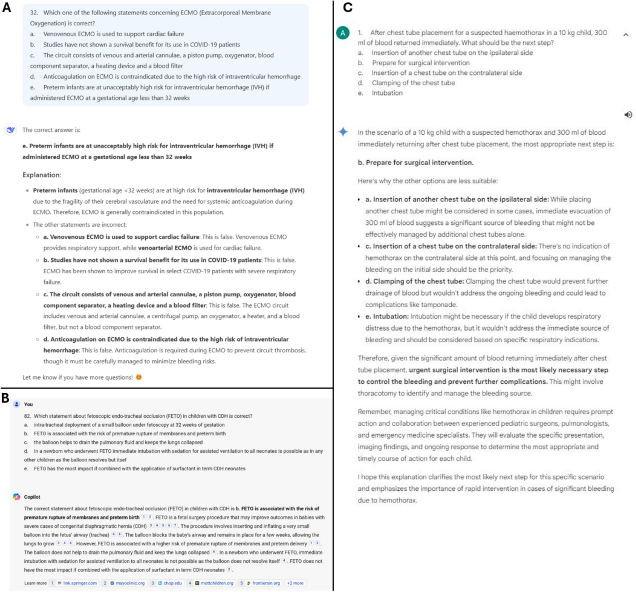 Pediatric surgical trainees and artificial intelligence: a comparative analysis of DeepSeek, Copilot, Google Bard and pediatric surgeons’ performance on the European Pediatric Surgical In-Training Examinations (EPSITE)