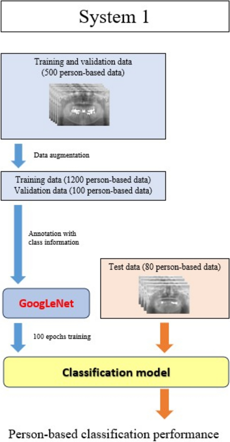 Area detection improves the person-based performance of a deep learning system for classifying the presence of carotid artery calcifications on panoramic radiographs