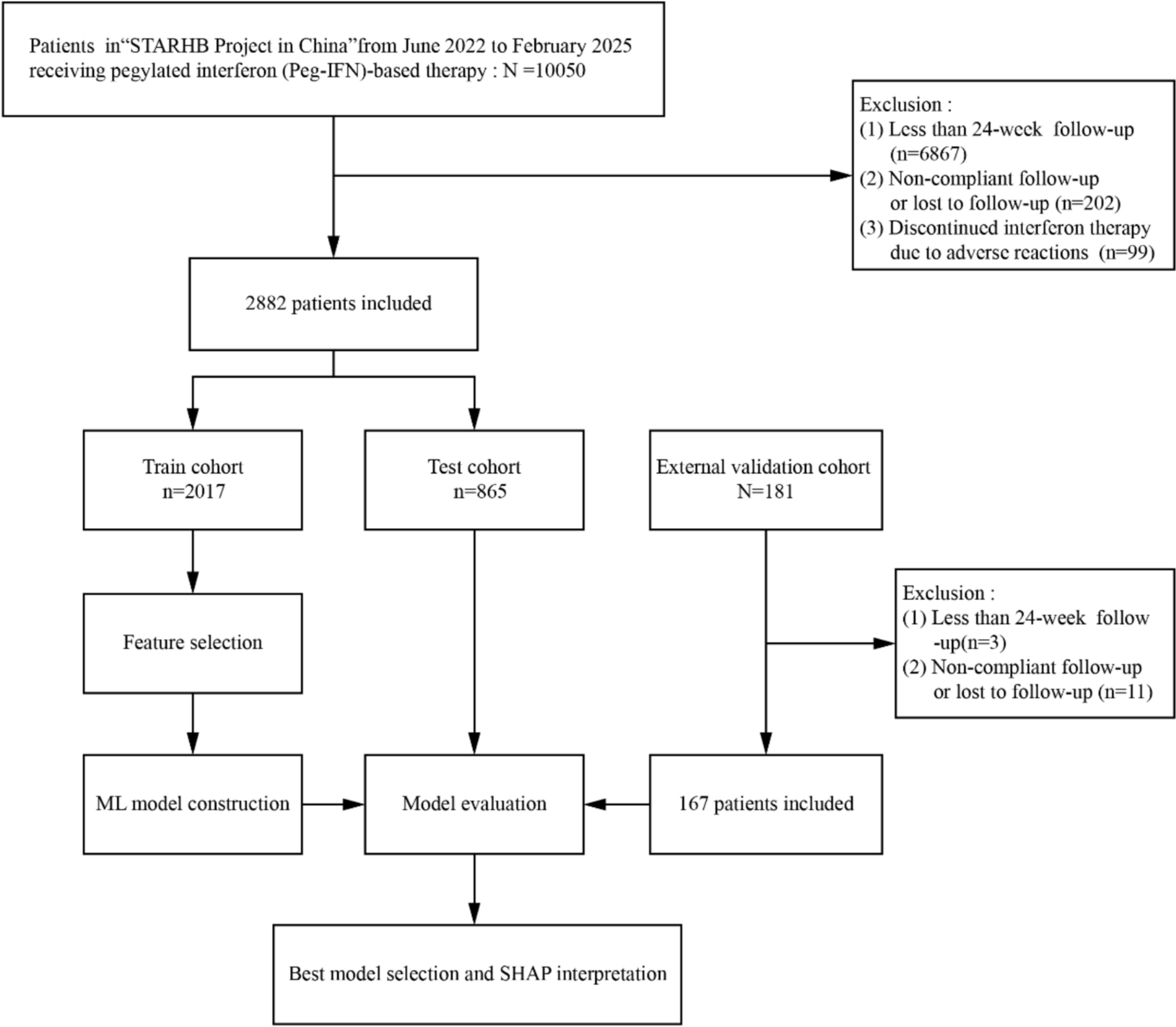 Machine learning prediction of rapid HBsAg seroclearance at week 24 in inactive carriers treated with pegylated interferon
