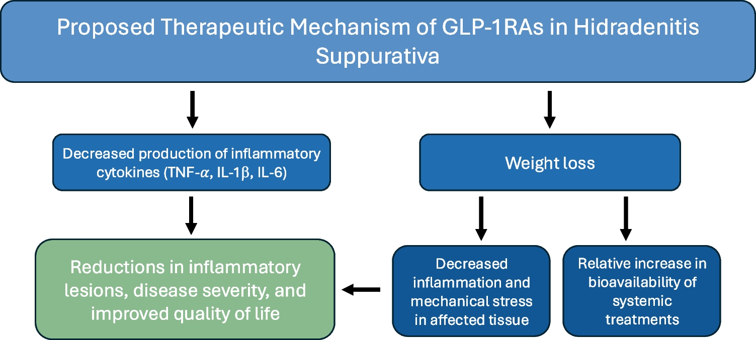 The Role of Glucagon-Like Peptide-1 Agonists in the Treatment of Hidradenitis Suppurativa: A Narrative Review