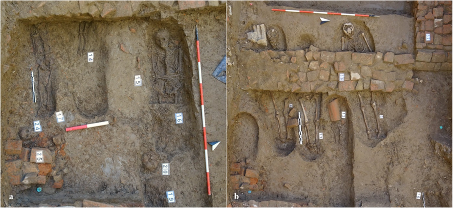 Overlapping application of the forensic DNA analysis workflow to buried late-medieval human skeletal remains