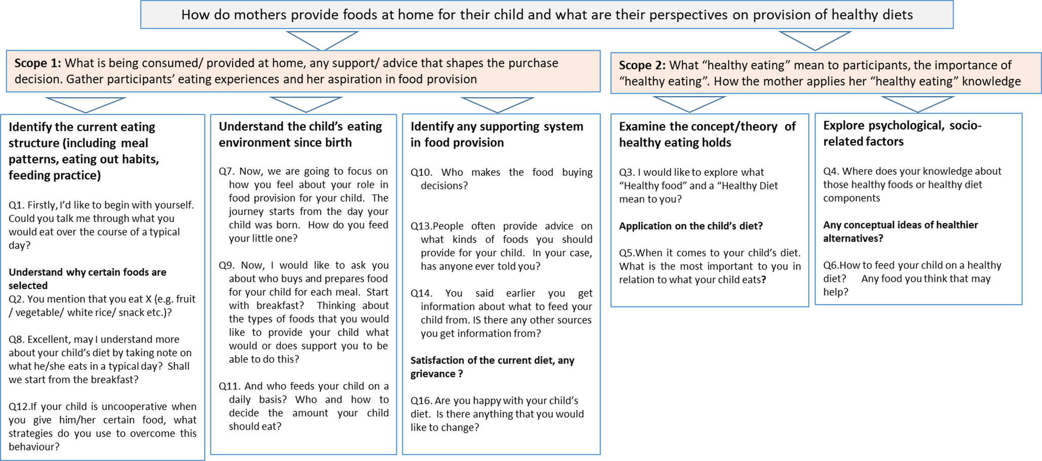 A mixed-method approach to assess factors associated with food provision to children during weaning in Singapore