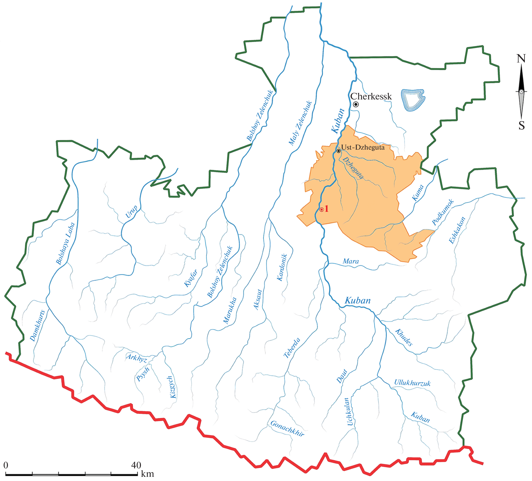 Genetic Ties of the 12th–13th Century Population of the Upper Kuban Region (Based on Materials from the Krasnogorsk XII Necropolis)
