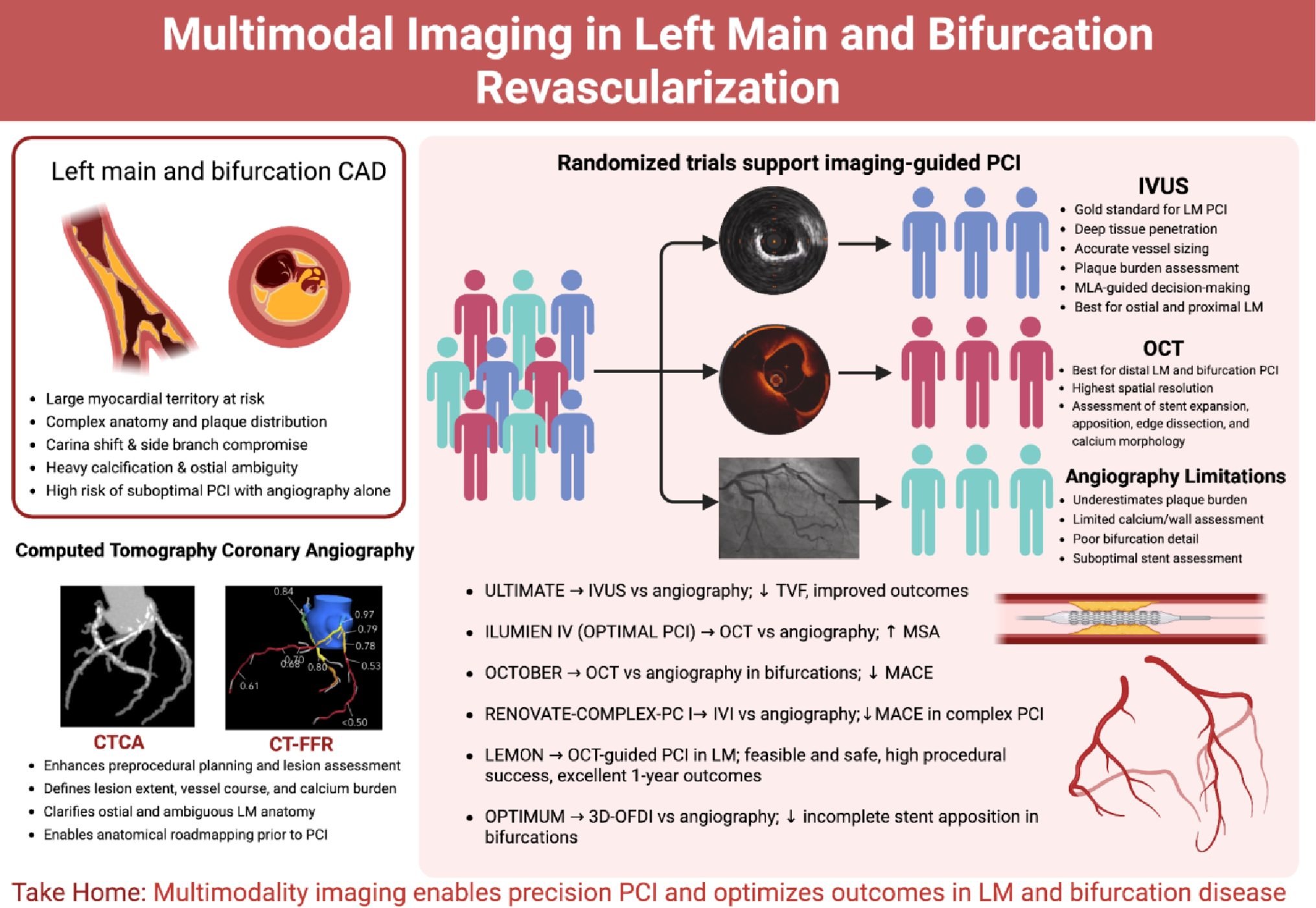 Multimodal imaging in left main and bifurcation revascularization: contemporary evidence and comparative modalities review