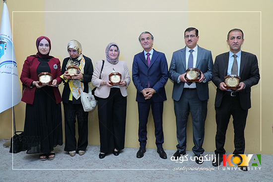 پێنج مامۆستای زانکۆی کۆیە لەسەر ئاستی هەرێم خەڵاتی "داهێنانی زانستی"یان پێبەخشرا 