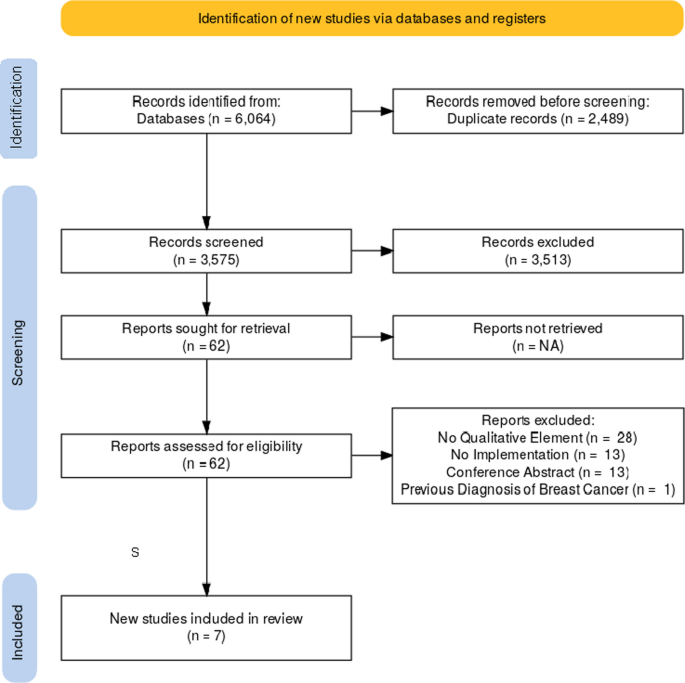 Experiences of implementation of personalised risk estimates for breast cancer in clinical practice: a systematic review and qualitative synthesis
