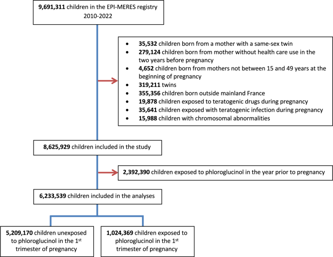 Phloroglucinol Exposure During Early Pregnancy and Risk of Major Congenital Malformations: A Nationwide Cohort Study in France