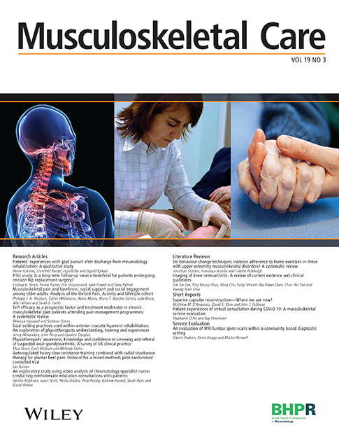 Radiographic validation of a self‐report instrument for hallux valgus