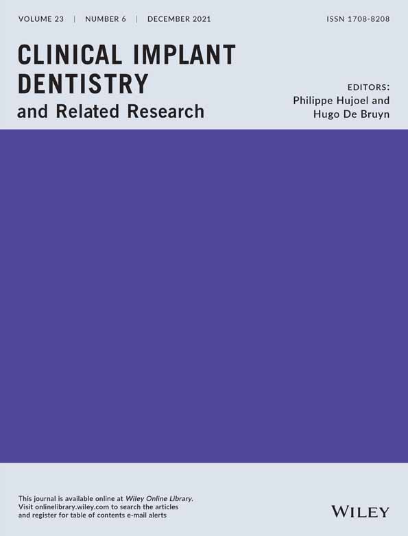 Keratinized mucosa changes around one‐stage implants: A prospective case series