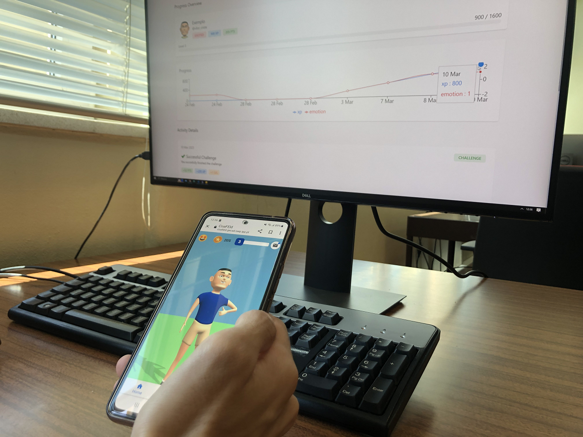 Effects of a Gamified Agent-Based System for Personalized Elderly Care: Pilot Usability Study