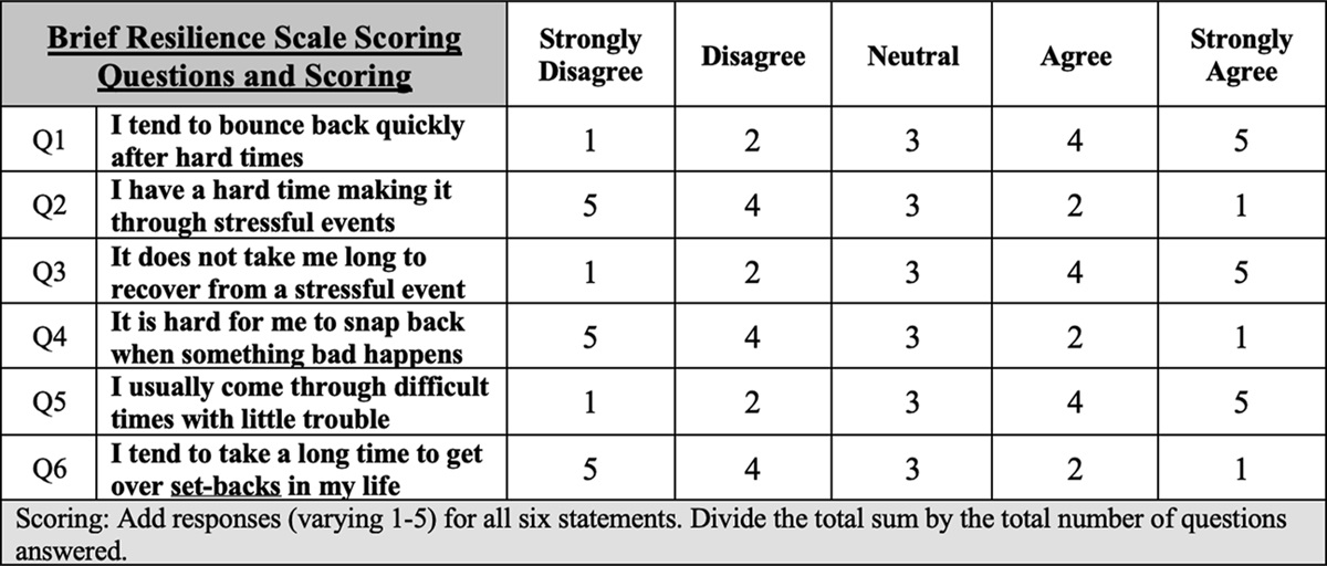 Resilience of Patients Undergoing Knee and Shoulder Arthroscopy Procedures
